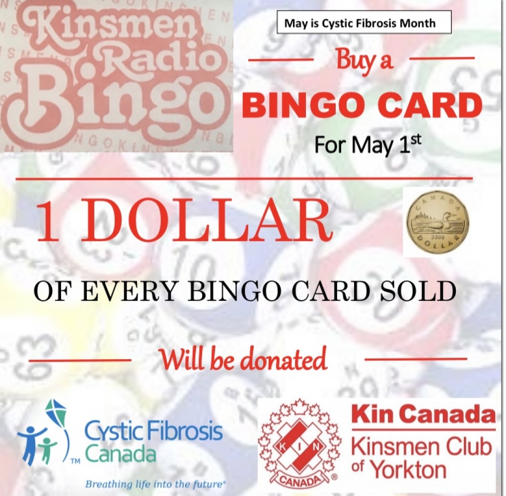 Cystic Fibrosis wins with Kinsmen Bingo