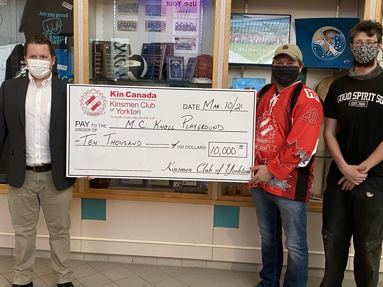 M.C. Knoll Playground receives $10,000 boost from Kinsmen